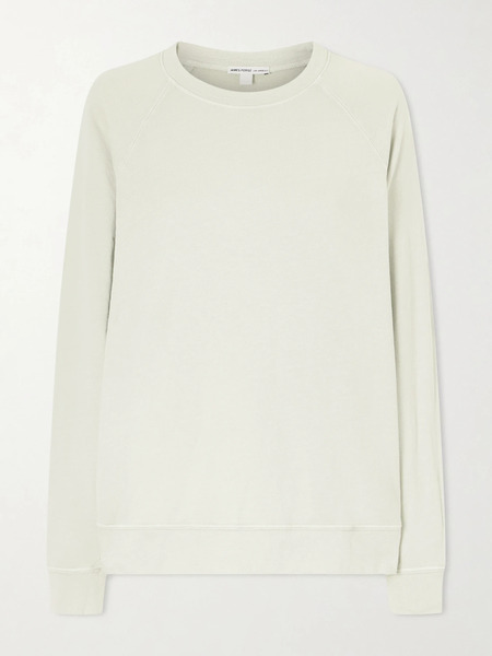  James Perse James Perse - Supima Cotton-terry Sweatshirt - Green 
