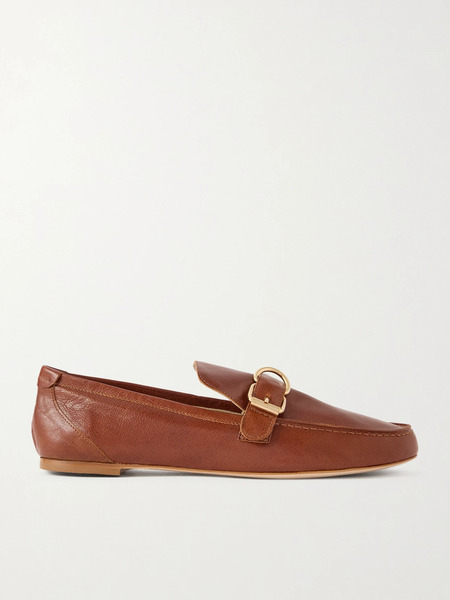  Jamie Haller Jamie Haller - Buckled Leather Loafers - Brown 