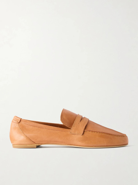  Jamie Haller Jamie Haller - Leather Penny Loafers - Copper 