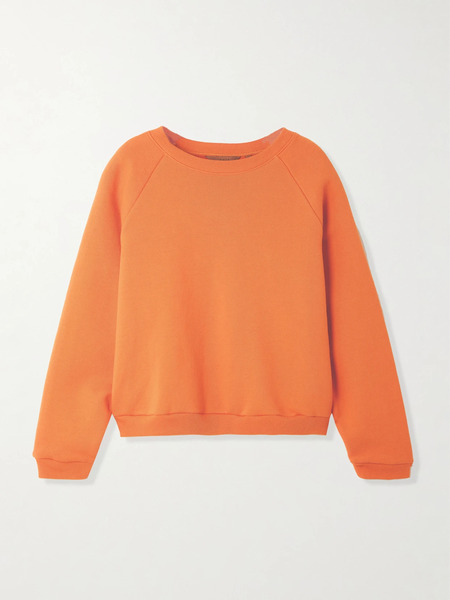  Jamie Haller Jamie Haller - The Daily Cotton-terry Sweatshirt - Orange 