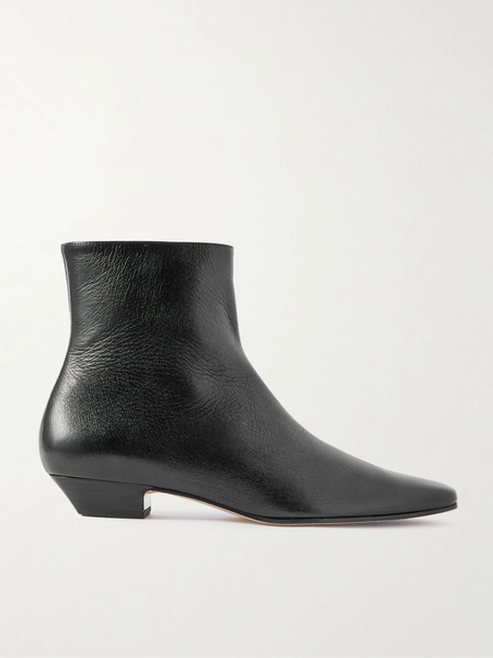  Jamie Haller Jamie Haller - The Lennon Leather Ankle Boots - Black 