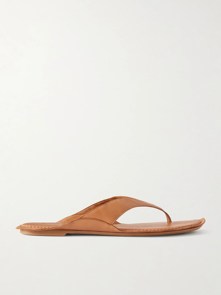  Jamie Haller Jamie Haller - The San Diego Leather Thong Sandals - Camel 