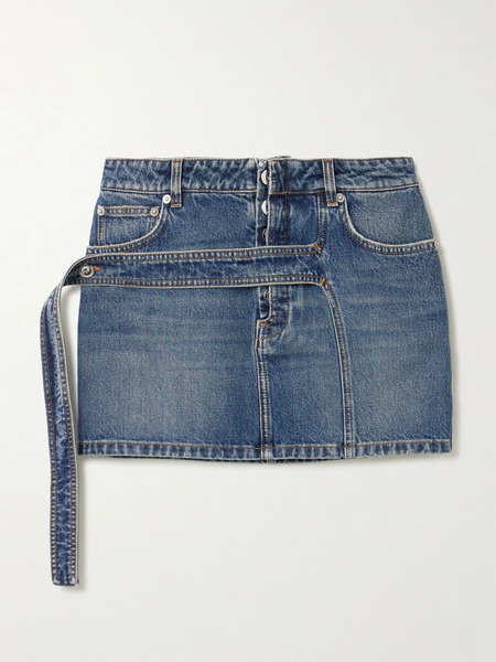  Jean Paul Gaultier Jean Paul Gaultier - Denim Mini Skirt - Blue 