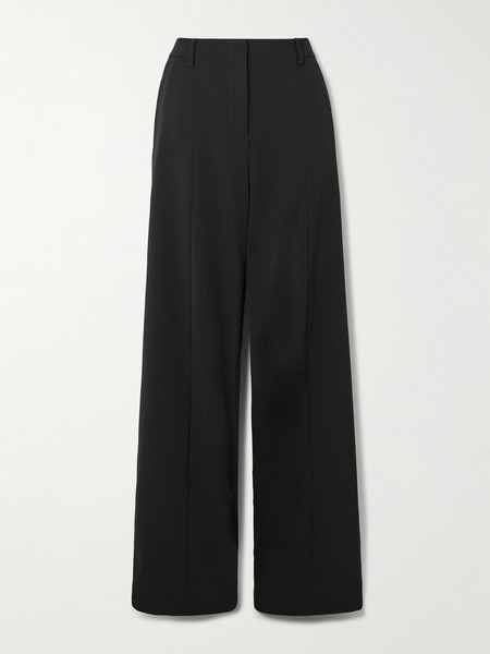  Jean Paul Gaultier Jean Paul Gaultier - Twill Wide-leg Stirrup Pants - Black 