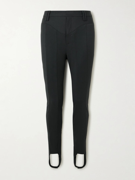  Jean Paul Gaultier Jean Paul Gaultier - Wool-blend Twill Leggings - Gray 