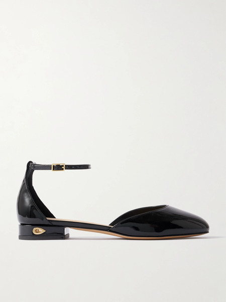  Jennifer Chamandi Jennifer Chamandi - Luca 20 Patent-leather Pumps - Black 