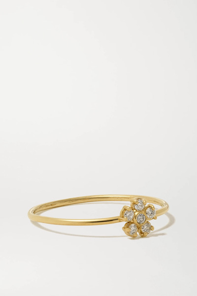  Jennifer Meyer Jennifer Meyer - Flower 18-karat Gold Diamond Ring - 6 
