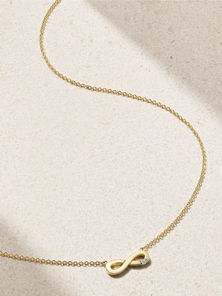  Jennifer Meyer Jennifer Meyer - Infinity 18-karat Gold Diamond Necklace - One Size 