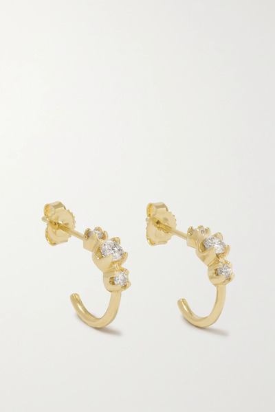  Jennifer Meyer Jennifer Meyer - 18-karat Gold Diamond Earrings - One Size 