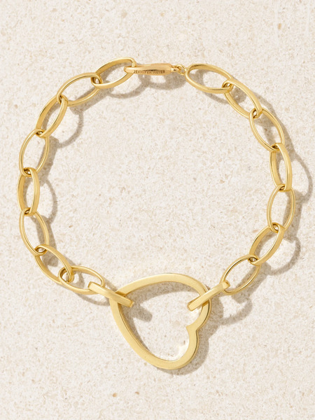 Jennifer Meyer Jennifer Meyer - Medium Edith Open Heart 18-karat Gold Bracelet - One Size 