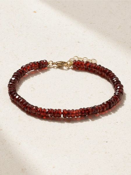  Jia Jia Jia Jia - Gold Garnet Bracelet - Red 