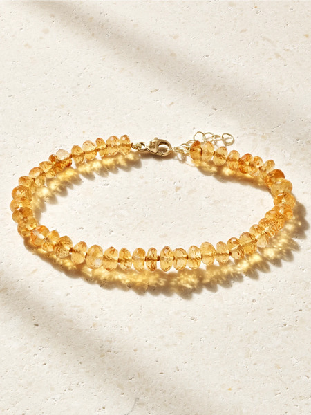  Jia Jia Jia Jia - Oracle 14-karat Gold Citrine Bracelet - Orange 