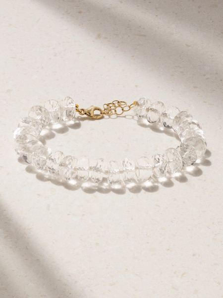  Jia Jia Jia Jia - Oracle Large Gold Quartz Bracelet - White 