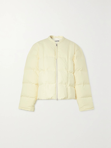  Jil Sander Jil Sander - Cropped Quilted Shell Down Jacket - Beige 
