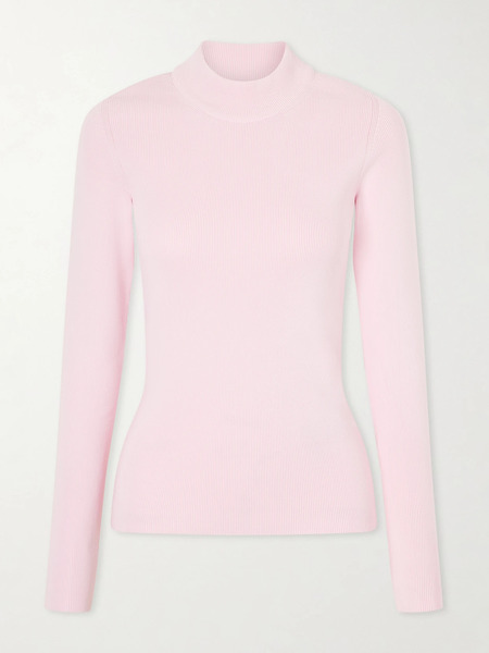  Jil Sander Jil Sander - Ribbed-knit Jersey Sweater - Pink 
