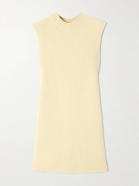  Jil Sander Jil Sander - Ribbed Wool Vest - Beige 