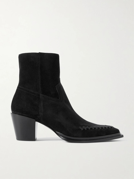  Jimmy Choo Jimmy Choo - Cece 60 Suede Ankle Boots - Black 