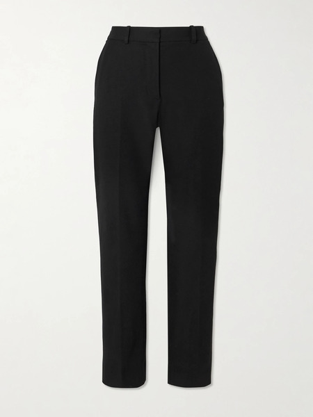  Joseph Joseph - Coleman Cropped Stretch-twill Slim-leg Pants - Black 