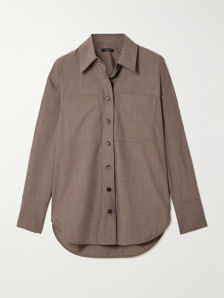  Joseph Joseph - Herold Wool Shirt - Mushroom 