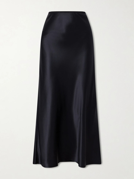 Joseph Joseph - Isaak Silk-satin Maxi Skirt - Black 