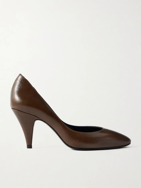  Jude Jude - Haze Leather Pumps - Chocolate 