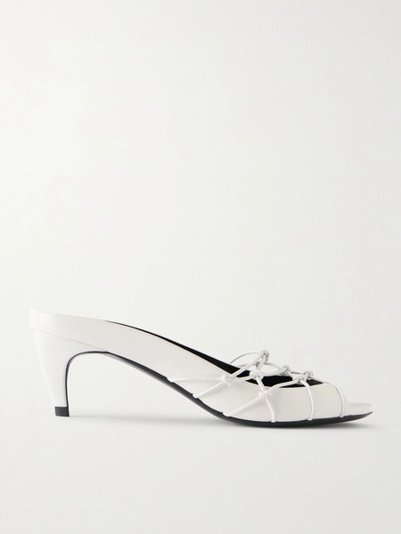  Jude Jude - Knotty Leather Pumps - White 