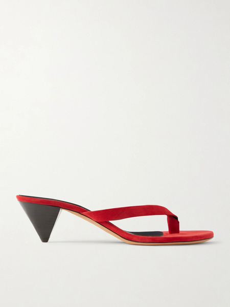  Jude Jude - Rooty Suede Sandals - Red 