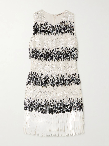  Jw Anderson Jw Anderson - Embellished Chiffon Mini Dress - Multi 