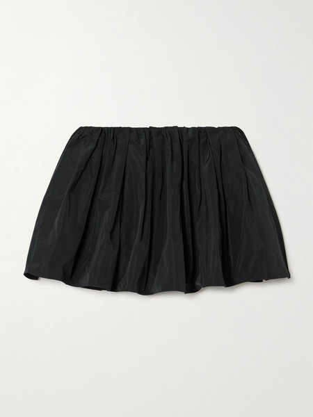  Jw Anderson Jw Anderson - Gathered Crepe Mini Skirt - Black 