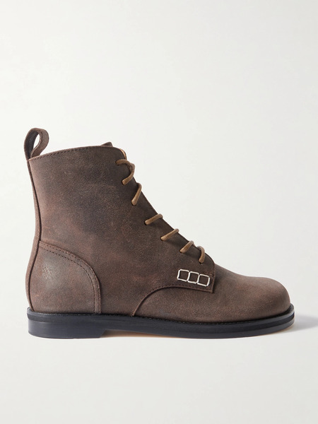  Jw Anderson Jw Anderson - Loafer Suede Ankle Boots - Brown 