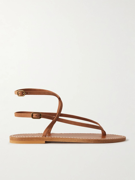  K Jacques St Tropez K Jacques St Tropez - Abako Leather Sandals - Tan 