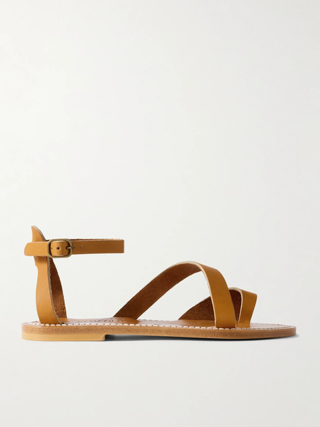  K Jacques St Tropez K Jacques St Tropez - Anaelle Leather Sandals - Tan 