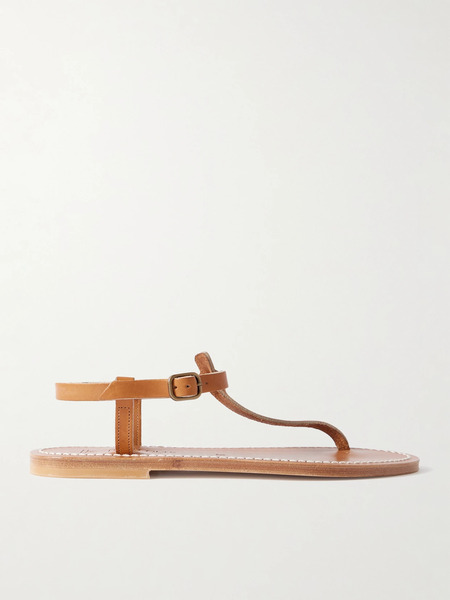  K Jacques St Tropez K Jacques St Tropez - Picon Leather Sandals - Tan 