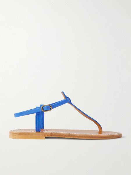  K Jacques St Tropez K Jacques St Tropez - Picon Nubuck Sandals - Cobalt Blue 