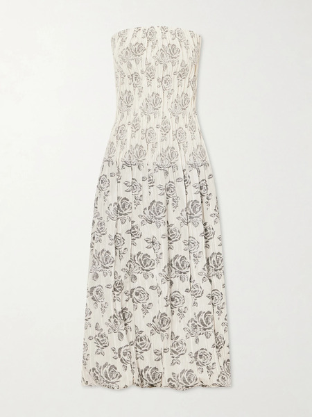  Kallmeyer Kallmeyer - Blanche Floral-brocade Gown - Cream 