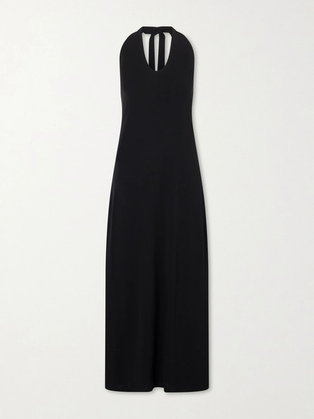  Kallmeyer Kallmeyer - Bridgette Jersey Halterneck Maxi Dress - Black 