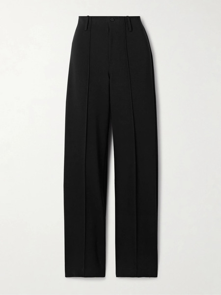  Kallmeyer Kallmeyer - Damian Striped Twill Straight-leg Pants - Black 