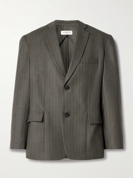  Kallmeyer Kallmeyer - Gemini Pinstriped Wool-twill Blazer - Gray 