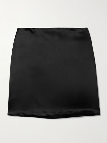  Kallmeyer Kallmeyer - Shiloh Satin Mini Skirt - Black 
