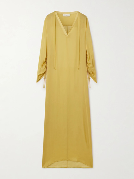  Kallmeyer Kallmeyer - Tatum Silk-chiffon Maxi Dress - Yellow 