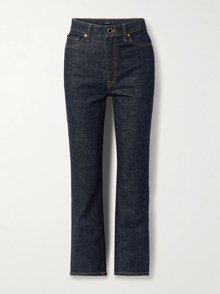  Khaite Khaite - Abigail High-rise Straight-leg Jeans - Dark Denim 