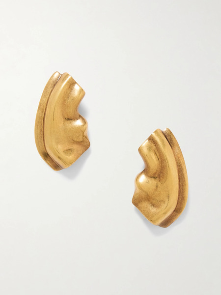  Khaite Khaite - Amato Gold-tone Earrings - One Size 