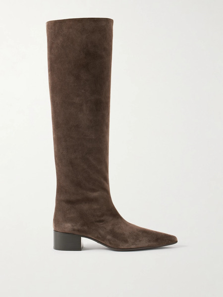  Khaite Khaite - Andee Suede Knee Boots - Brown 