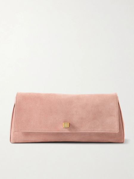  Khaite Khaite - Audrey Suede Clutch - Pastel Pink 