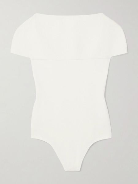  Khaite Khaite - Basile Knitted Bodysuit - White 