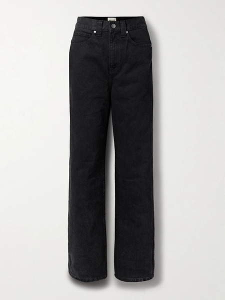  Khaite Khaite - Bonnie Mid-rise Boyfriend Jeans - Black 