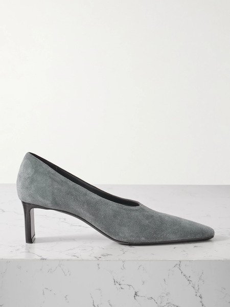  Khaite Khaite - Cecilia Suede Pumps - Gray 