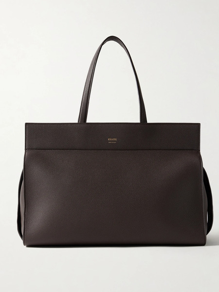  Khaite Khaite - Crosby Textured-leather Tote - Brown 