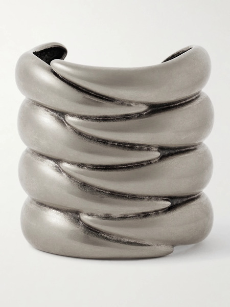  Khaite Khaite - Cyclone Silver-tone Cuff - One Size 