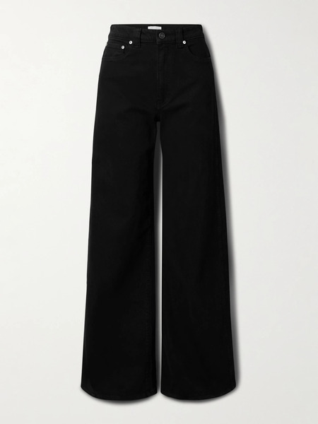  Khaite Khaite - Dane High-rise Wide-leg Jeans - Black 